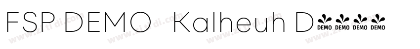 FSP DEMO   Kalheuh D字体转换